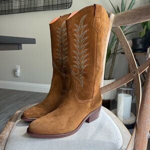 Penelope chilvers Goldie Embroidered Cowboy Boot